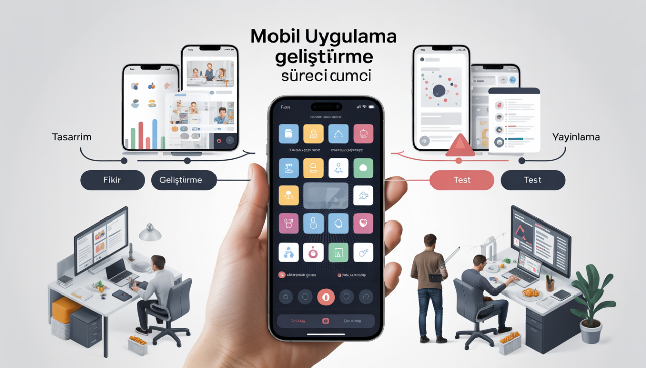 Mobil uygulama geliştirme süreci nasıl işler?