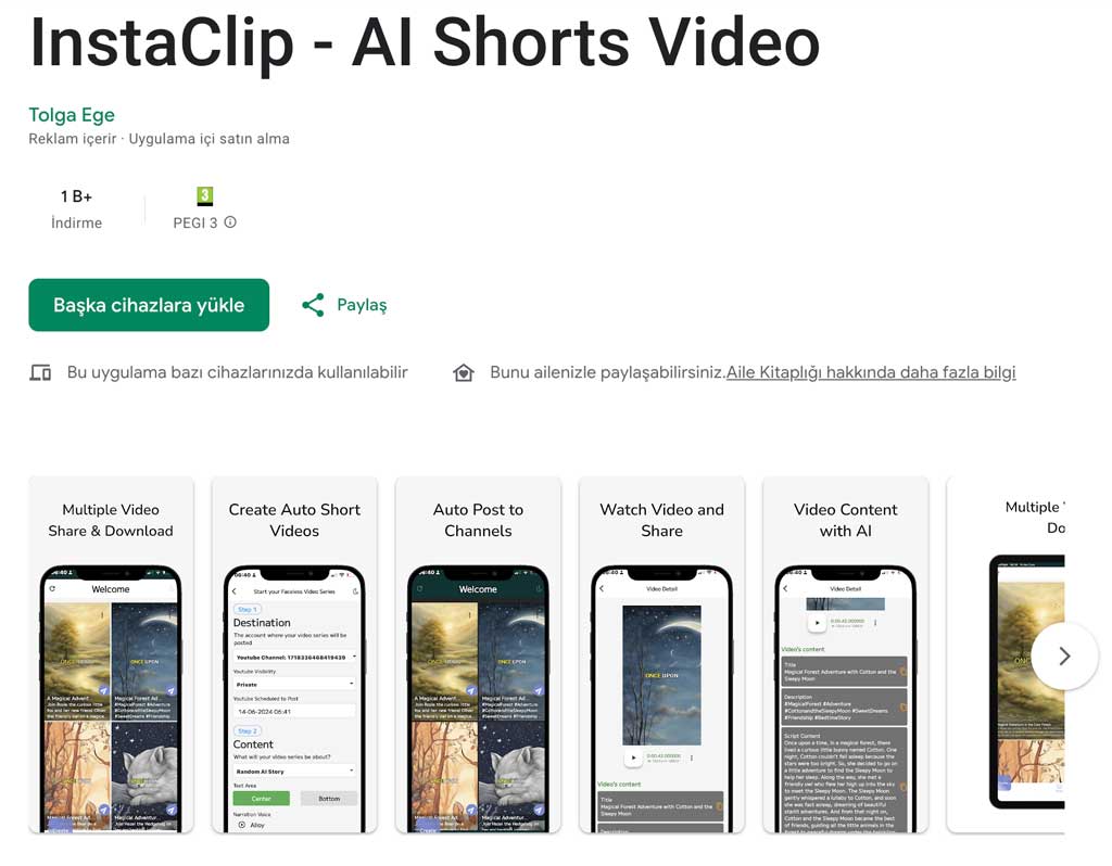 InstaClip - AI Shorts Video